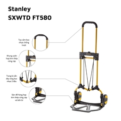 Xe đẩy hàng 2 bánh gấp gọn Stanley FT580