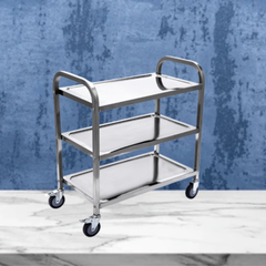 Xe đẩy inox 3 tầng D85