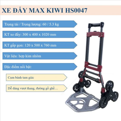 Xe kéo hàng leo cầu thang Maxkiwi H-0047