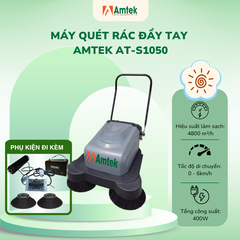 Máy quét rác đẩy tay, Điện áp : 24V- công suất 400W, Model: AT-S1050