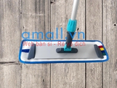 Cây lau sàn siêu sạch sợi Microfiber 40cm 60cm 90cm, hàng nhập khẩu