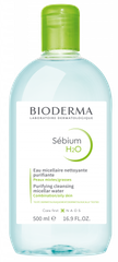 Nước Tẩy Trang Bioderma Cho Da Dầu, Da Hỗn Hợp, Da Mụn Senbium H2O 500ml