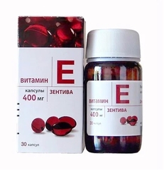 Viên uống Vitamin E đỏ Zentiva 400mg - 30 viên