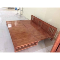 giường gấp đa năng gỗ xoan ta 1M2 GGXT-1550