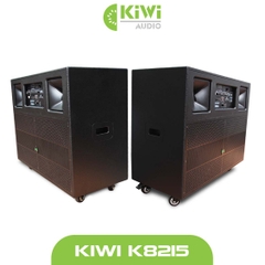 Loa Kéo Kiwi K8215 karaoke 2 Bass 40cm 1200W