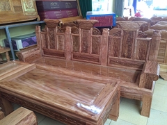 Bộ bàn ghế gỗ lát tay hộp cột 12 LH8300