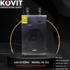 Loa Kéo Kovit KS-151, Bass 40 Cao Cấp