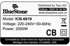 Bếp từ đơn Bluestone ICB-6619