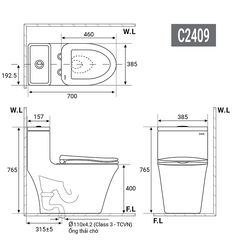 BỒN CẦU DK - C2409 NGƯỜI LỚN VÀ TRẺ NHỎ