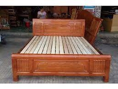 Giường ngủ gỗ xoan đào gội 1M8v20