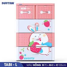 Tủ nhựa Duy Tân Tabi/Tabi L 5 tầng 6 ngăn