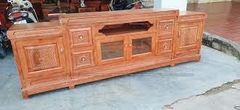 Kệ gổ gõ đỏ hải phòng 2M4
