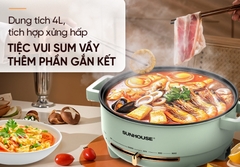 Nồi lẩu điện Sunhouse SHD4540 đa năng 4L