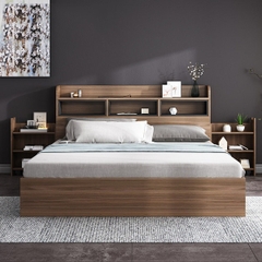 giường ngủ gỗ MDF Cao cấp ngăn kéo đầu hộp G3000