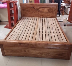 Giường ngủ gỗ hương xám liên hà thang giát 1M6-LH
