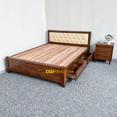 Giường ngủ gỗ sồi 1M6 6F  1M6-GSVP