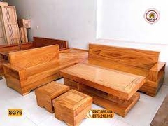 Bộ bàn ghế Sofa gỗ gõ bắc ninh BACNINH-01