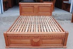 Giường ngủ gỗ xoan đào 1m8 GX1M8