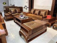 Bộ bàn ghế Sofa thuyền gỗ sồi 2m6 new LT12000