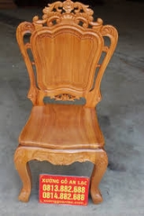 ghế ăn lẽ gỗ hương đá lá tây GAHD2500