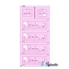 Tủ nhựa Duy Tân Tabi/Tabi L 5 tầng 6 ngăn