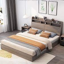 giường ngủ gỗ MDF Cao cấp ngăn kéo đầu hộp G3000