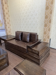 Bộ bàn ghế Sofa cánh ga 2 văng gỗ sồi TX VD2M8 VN2M NV24