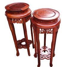 Đôn gỗ tự nhiên kê tượng - bình hoa
