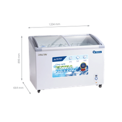 Tủ đông trưng bày Hòa Phát Inverter HSF AD8357.C1 357 lít