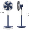 Quạt cây đứng Sunhouse 5 cánh SHD7352