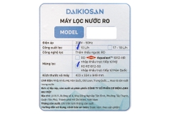 Máy lọc nước RO Daikiosan DXW-32009H 9 lõi