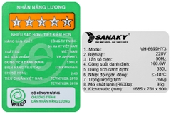 Tủ đông Sanaky VH-6699HYK 660 lít
