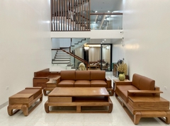 Bộ bàn ghế sofa hương đá chân quỳ HDG1200