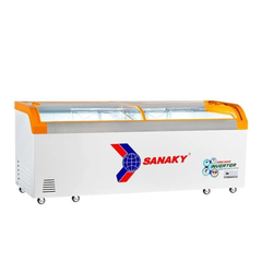 Tủ đông Sanaky VH-1099K3A 750 lít inverter nắp kính lùa cong