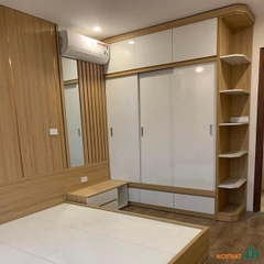Tủ quần áo MDF Cao cấp 2Mx2M4 Có góc MDF4800