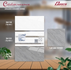 BỘ GẠCH ỐP CATALAN 300X600 CTL36122