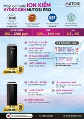 Máy lọc nước ion kiềm Hydrogen Mutosi MP-T888