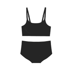 SET SEAMLESS DAILY STRAP BRA  WITH HOOK&EYES