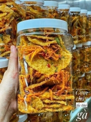 Cơm cháy khô gà