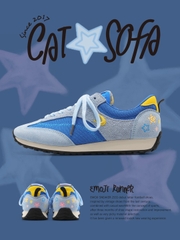 Giày Cat & Sofa Emoji Runner Blue 2025