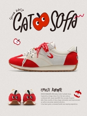 Giày Cat & Sofa Emoji Runner Red Apple 2025