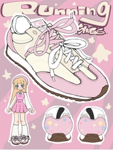 Giày Cat & Sofa Emoji Runner Light Pink 2025