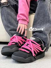 Giày Cat & Sofa Dread Locks Black Pink