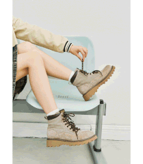 Giày MASOOMAKE Classic Martin Boots Bear Brown