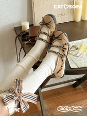 Giày Cat & Sofa Mary Jane Kaki