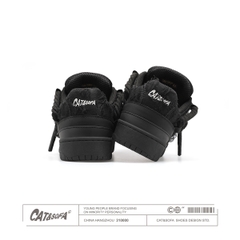 Giày Cat & Sofa Dread Locks Destruction Lace All Black