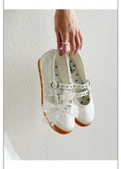 Giày Cat & Sofa Mary Jane White Gum