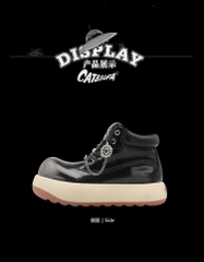 Giày Cat & Sofa UFO Boots Black Gum Silver
