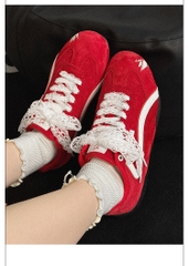 Giày Cat & Sofa Emoji Series Hạc Giấy Đỏ