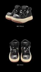 Giày Cat & Sofa UFO Boots Black Gum Silver